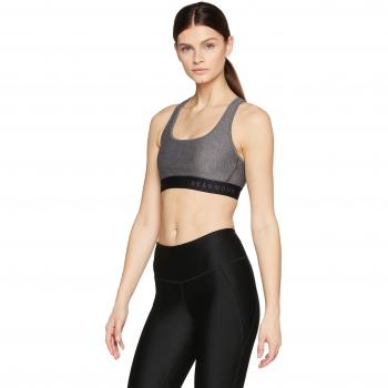 Under Armour Sujetador Deportivo para Mujer Espalda Cruzada, Mujer, 1310459-020, Charcoal Light Heather/Black, XS