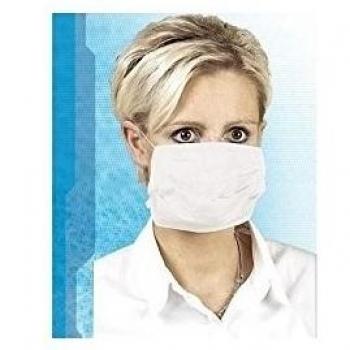 Coverguard - Masque chirurgical 3 plis, bleu avec élastique