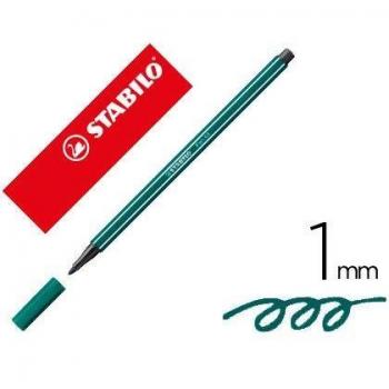 Rotulador stabilo acuarelable pen 68 azul verdoso 1 mm