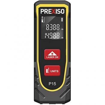 PREXISO 8250368 - Medidor láser de hasta 15 m de alcance P15
