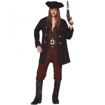 Disfraz de Pirata negro para Hombre
