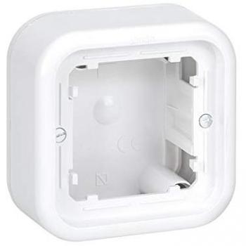 Caja Superficie Simon 31 con 1 Elemento Altura 36,5mm Blanco Nieve 310166067