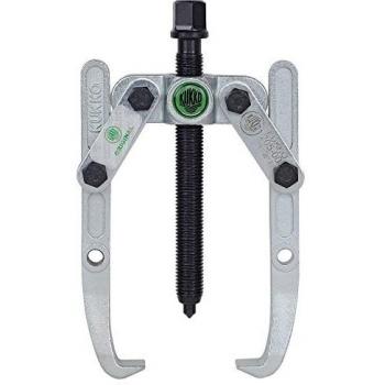 Kukko 205-00 Extractor de 2 patas articuladas y profundidad regulable, Negro, 100 x 100 mm