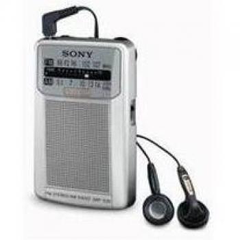 Sony SRFS26S - Radio portátil Am/FM, Plateado