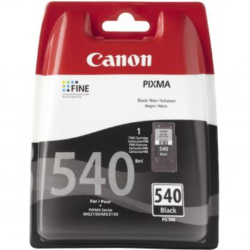 Canon PG-540 Cartucho de tinta original Negro para Impresora de Inyeccion de tinta Pixma TS5150-TS5151-MX375-MX395-MX435-MX455-MX475-MX515-MX525-MX535-MG2150-MG2250-MG3150-MG3250-MG3550-MG3650-MG4150