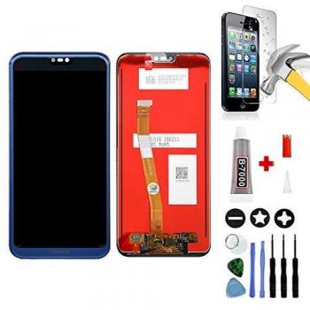 Mobilevie Pantalla Táctil + Pantalla LCD Original Montaje de Préstamo para Huawei P20 Lite Azul + Herramientas
