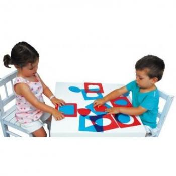 Juego Didáctico de Formas Geométricas Montessori Henbea - Incluye diversas formas geométricas, fabricado en materiales seguros y duraderos, diseñado para desarrollar habilidades motoras y cognitivas en niños, favorece el aprendizaje a través del