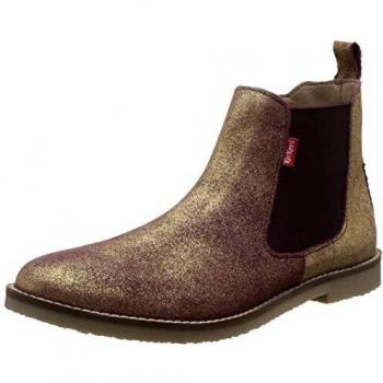 Kickers Tyla, Botas Slouch Unisex Niños, Marrón