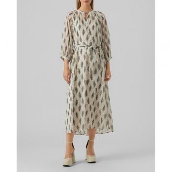 Vestido midi estampado de manga ancha Vero Moda