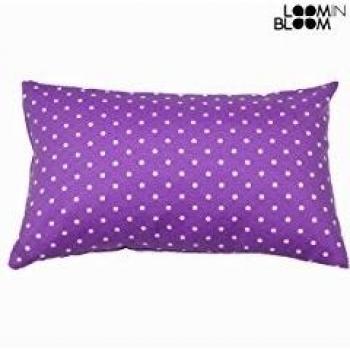 Cuscino a pois violetto - Little Gala Collezione by Loomin Bloom