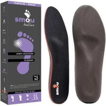 Plantillas Smou Hallux para Juanete y Pie Pronado Talla 37/38 - Pack de 2 Unidades