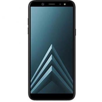 Samsung Galaxy A6 (2018), Negro, 32GB de almacenamiento, 3GB RAM, Pantalla HD+ de 5.6, Cámara Dual 16MP, Procesador Octa-Core 1.6GHz, Conectividad 4G y Bluetooth, Batería de 3000mAh