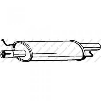 Bosal 233-575 Middle Silencer