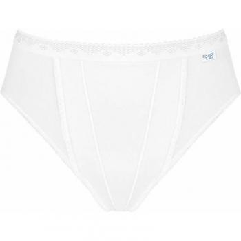 Sloggi Women's Control Tai Briefs - White Cotton - 2 Pack