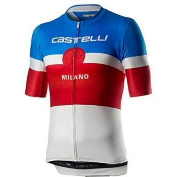 CASTELLI - Milano - Camiseta para Hombre, Hombre, Camiseta, 4520021, Blanco, L
