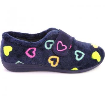 Zapatillas de casa de mujer LARO GEMA29 azul marino 623