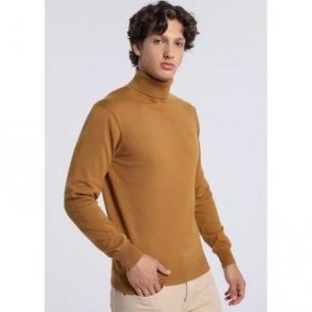 Jersey de Cuello Alto en Color Marrón - Modelo Cisne 131897 de la Marca Lois