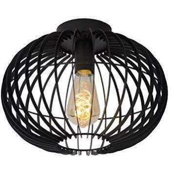 Plafón Reda moderno negro Ø 32 cm - 1xE27