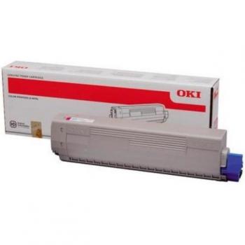 OKI 44844506 Tóner Original Magenta para impresoras C831/C841, Capacidad de 10.000 páginas