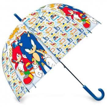 Paraguas transparente con campana Sonic The Hedgehog 46cm