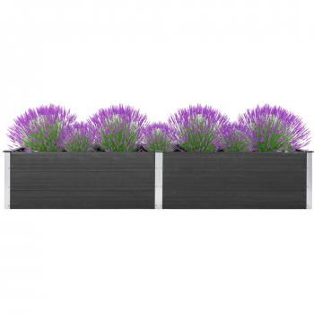Arriate de WPC gris 300x100x54 cm
