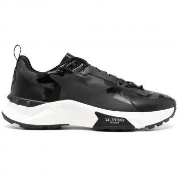 Valentino Garavani Men's True Act Sneakers, Black, Size 42