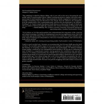 The Wound of Mortality: Exploring Fear, Denial, and Acceptance of Death (Margaret S. Mahler Series)