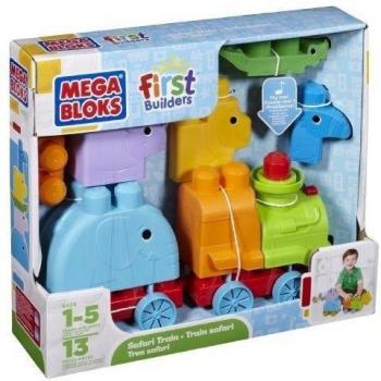 Mega Bloks 8424 First Builders Animales Tren Safari