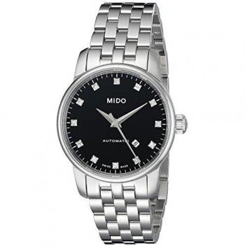 Mido Baroncelli M76004681 - Reloj para Mujeres, Correa de Acero Inoxidable Color Plateado