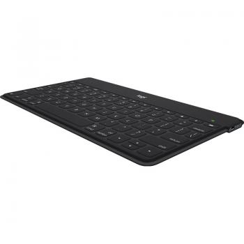Teclado Logitech Keys-To-Go Bluetooth QWERTY Holandés Inglés del Reino Unido Negro