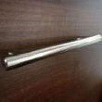 20 x Brushed Steel T Bar Kitchen Door Handles 96mm hole centres by ap office solutions ltd