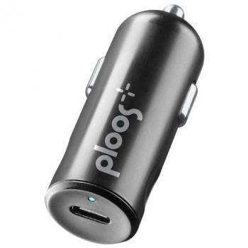 Cargador de Auto USB-C 20W Universal Negro