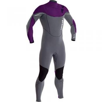 Typhoon Tx2 5/4 / 3MM Chest Zip Wetsuit Mulberry Grey - 543 construcción - T Flex en Todo el Traje