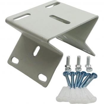 Soporte de Montaje en Pared para Cámara CCTV, Soporte de Esquina Externa de 90 Grados para Cámara de Vigilancia de Seguridad, Negro/Blanco