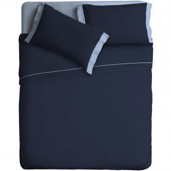 Ipersan Juego Sábanas 2 Colores Color Azul/Azul Celeste cm. 240x290