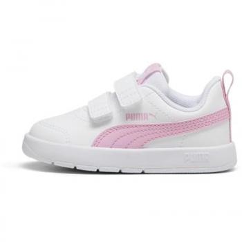 Zapatillas Casuales para Niños Puma Courtflex V3 V Blanco/Rosa EU 23