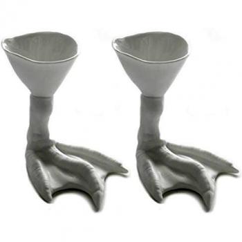 Foot de pato, hueveras (Set de 2), 9 cm de altura