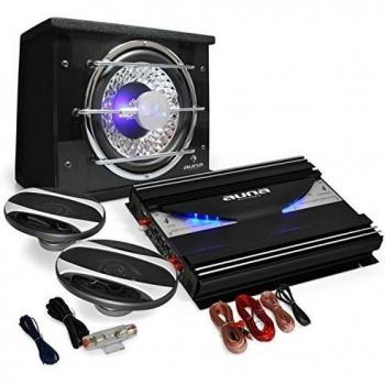 Auna Black Line 320 Equipo de Sonido HIFI para Coche