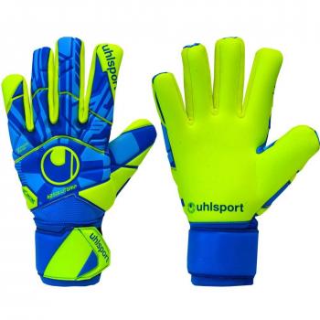 Uhlsport Control ABSOLUTGRIP HN Guantes de Portero, Juventud Unisex, Radar Blue/Fluo Yellow/Black, 7.5