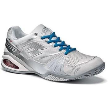 Lotto Stratosphere Clay, Zapatillas de Tenis para Hombre, Blanco / Plateado