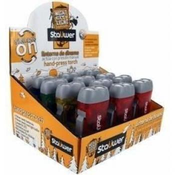 Stauwer - Linterna con dinamo de gatillo 2 led