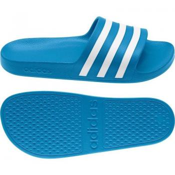 Adidas Adilette Aqua Slides, Size: UK 11, Colour: Blue/White/Blue