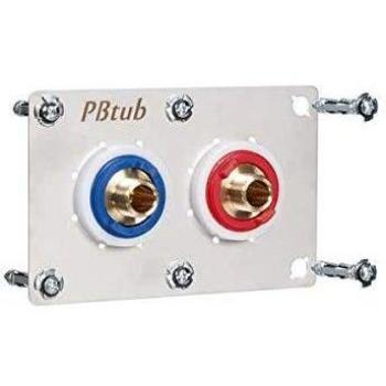 Conector Pasamuros Sertifix Doble 55 mm M3/8 para Engastar 12 mm