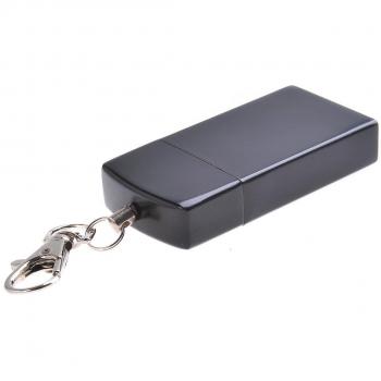 Quantum Abacus Mini Cenicero portátil / Cenicero de bolsillo / Cenicero para viajar, de aleación de zinc, rectangular y con mosquetón, 018-02