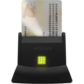 Aisens ASCR-SN05-BK Lector de Tarjetas Inteligentes DNI Negro