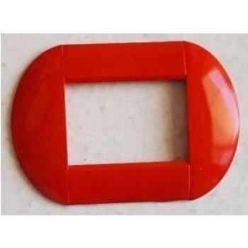 Placa Compatible Living International Bticino Rojo Ferrari 4 Foros