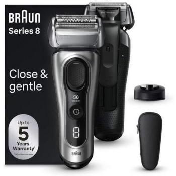 Braun Series 8 8517S Wet & Dry Electric Shaver with Charging Stand - Silver