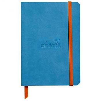 Cuaderno Rhodia 117307C - A6 - Líneas horizontales - Azul turquesa