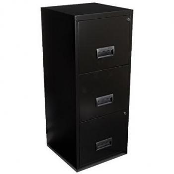 Archivador A4 de 3 Cajones Maxi - Negro