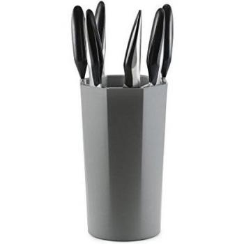 Messerblock Knife Pot, grau